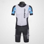 2011 Abbigliamento Ciclismo Capo Nero e Bianco 5 Manica Corta e Salopette